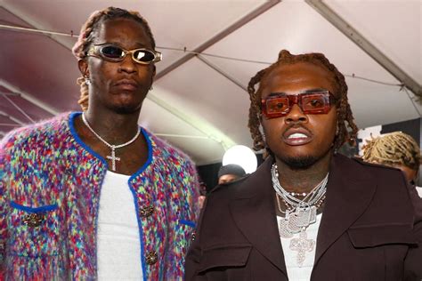 free ysl gunna|gunna young thug arrested.